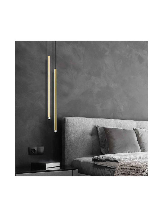 Viokef Zenia Pendant Light Gold Rail 150x60cm