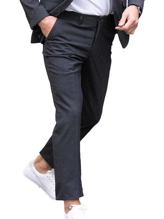 Neoblu Men's Trousers Suit ANTHRACITE MELANGED