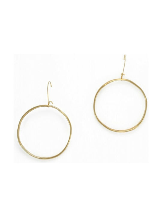 Irene Earrings Hoops Gold Plated