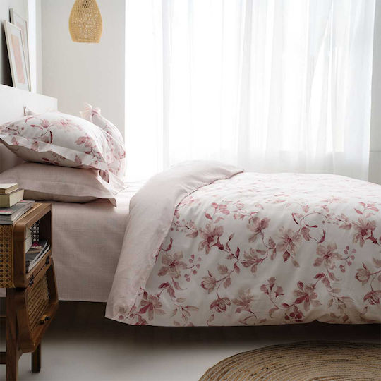 Vesta Home Vesta Home Cotton Satin Duvet Cover Set 230x240cm Extra Large with 2 Pillowcases Rebecca Poz