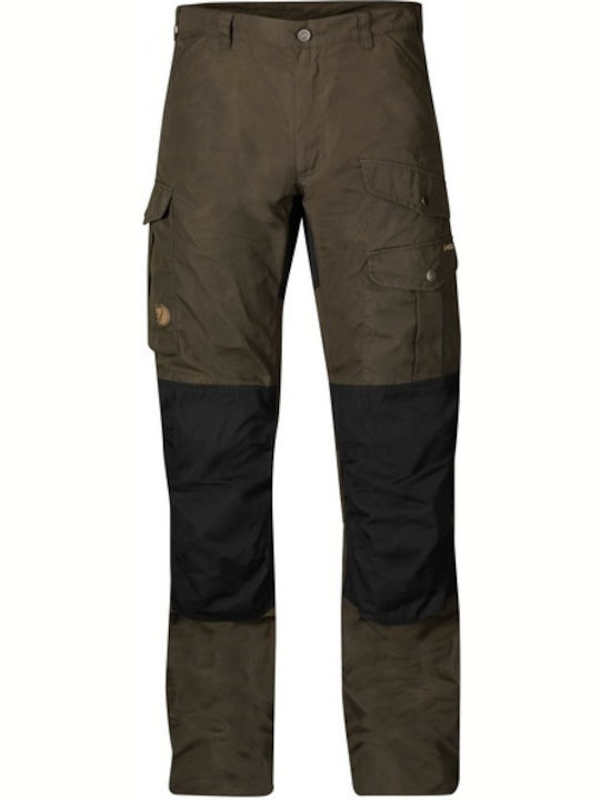 Fjallraven Long Pantaloni Hiking Green