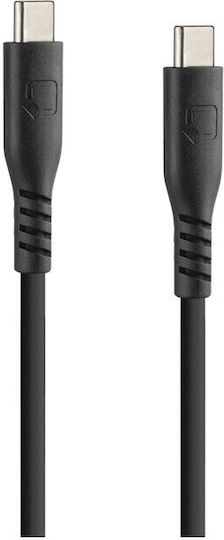 Lampa USB 2.0 Cable USB-C male - USB-C 60W PD Μαύρο 0.6m L9179.0