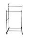 TnS Rollbar Kleiderständer Schwarz 74.5x42x152cm