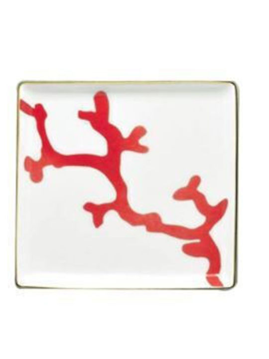 Raynaud Limoges Διακοσμητική Πιατέλα Πορσελάνης Λευκή 11x11εκ.