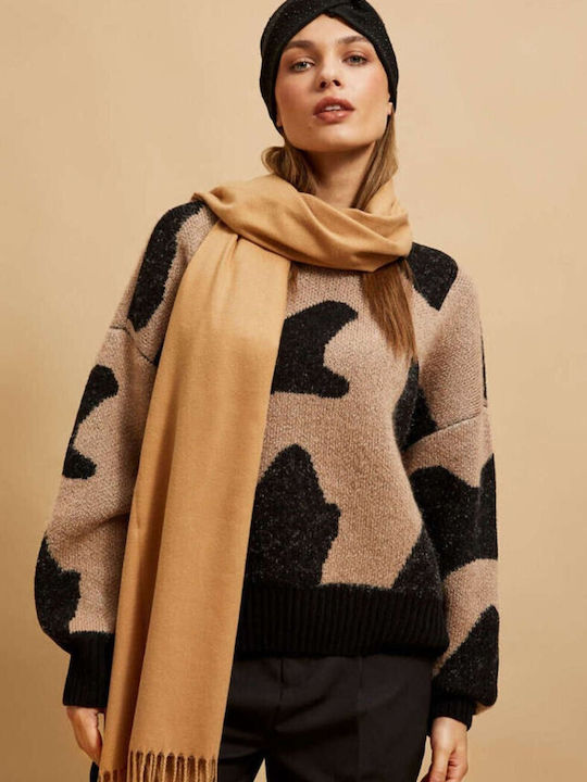 Make your image Women's Wool Scarf Beige