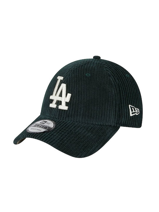 New Era Cord 9forty Cap La Dodgers Jockey Grün