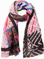 Desigual Patchwork Women's Scarf Multicolour