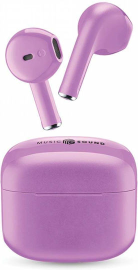 Cellular Line Swag In-ear Bluetooth Handsfree Căști cu Carcasă de Încărcare Violet