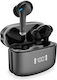 Ksix Noise Cancel 3 In-ear Bluetooth Handsfree Căști cu Carcasă de Încărcare Negru