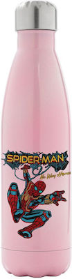 Koupakoupa Spiderman No Way Home Kinder Trinkflasche Thermos Spiderman Aluminium Rosa 500ml