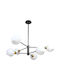 Globobox Pendant Light Black for 6 Bulbs E27 96x75cm