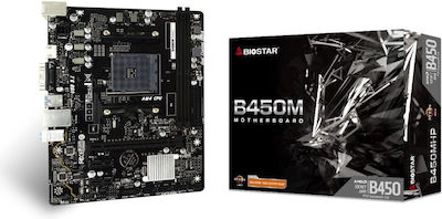 Biostar B450MHP Ver. 6.x Motherboard Micro ATX με AMD AM4 Socket