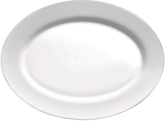 Bormioli Rocco Servierplatte Oval Glas Weiß 22x14.2cm 1Stück