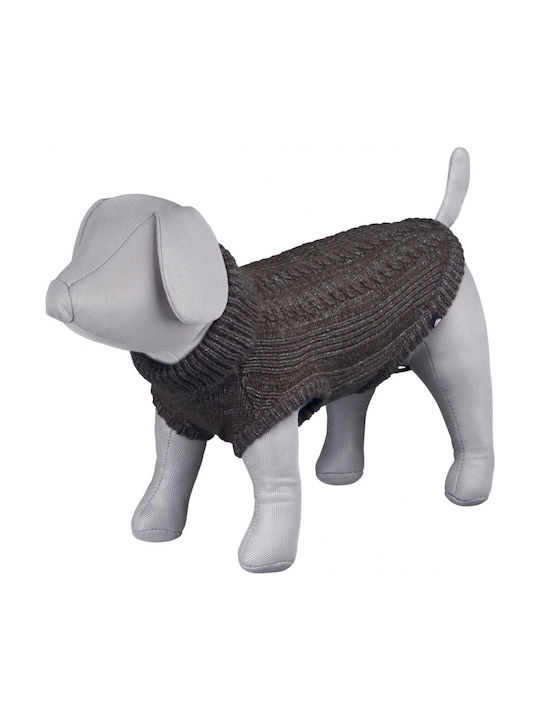 Trixie Strickpullover Hund in Braun Farbe 37cm.