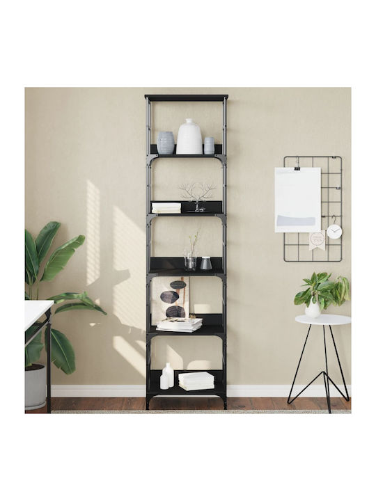 Bookcase Black 50x33x188.5cm