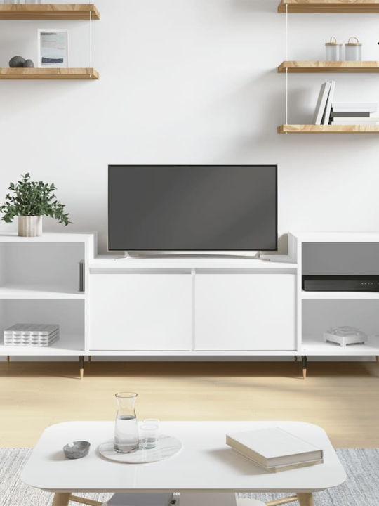 TV Stand White 160x35x55cm