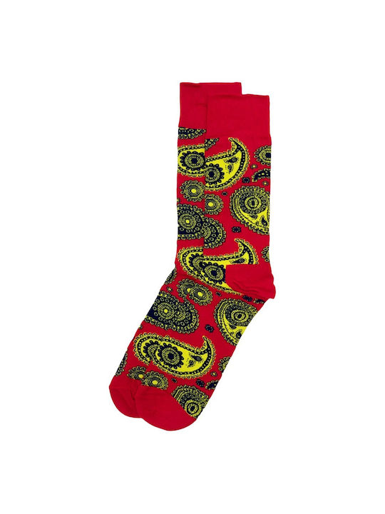 Crazy Socks Men's Socks Red