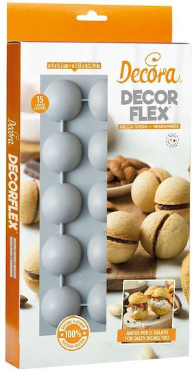Decora Backform Pralinen Silikon 15 Plätze 30x17x3cm 1cm