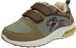 Jurassic Park Kids Sneakers Khaki