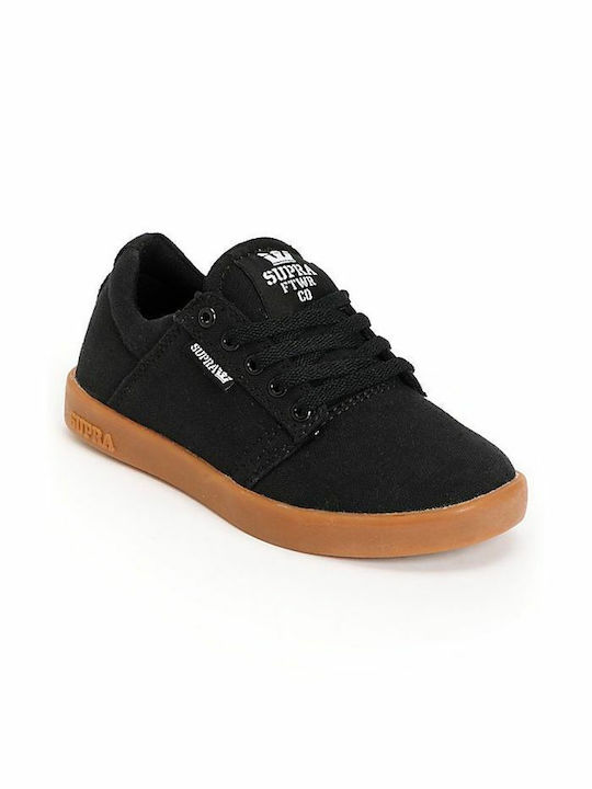 Supra Kinder-Sneaker Schwarz