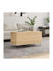 Rectangular Central Wooden Coffee Table with Lifting Mechanism Sonoma Oak W90xL44.5xH45cm