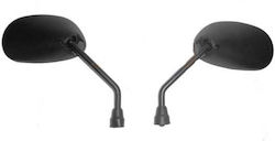 Tanaka Motorcycle Mirrors 2pcs Black