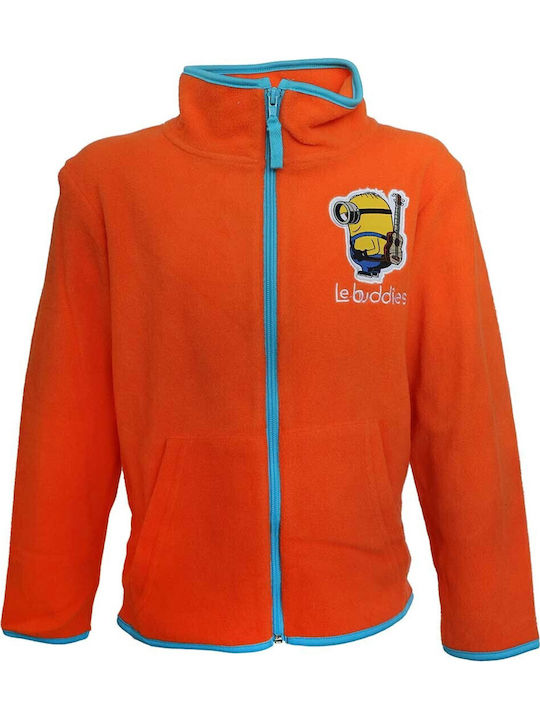 Παιδική Ζακέτα Fleece Πορτοκαλι