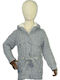 Kids Cardigan Knitted Grey (Gray)