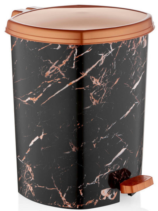 Plastic Toilet Bin 6lt Black