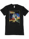 Paperinos Back To The Future Vintage Poster T-shirt Black Cotton