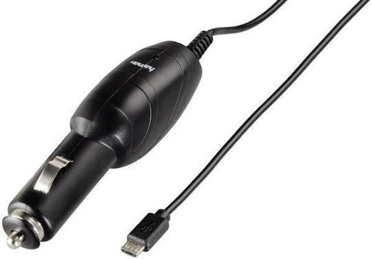 HAMA Φορτιστής Αυτοκινήτου 1A μαζί με Καλώδιο Micro-USB Μαύρο Χρώμα