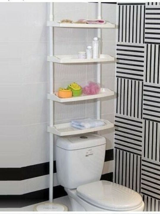 Floor Bathroom Shelf Plastic