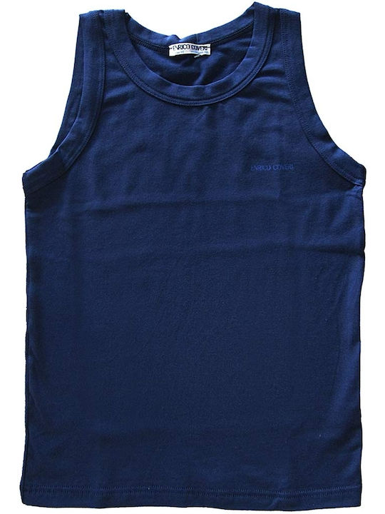 Enrico Coveri Kids Tank Top Tank Top Blue 1pcs