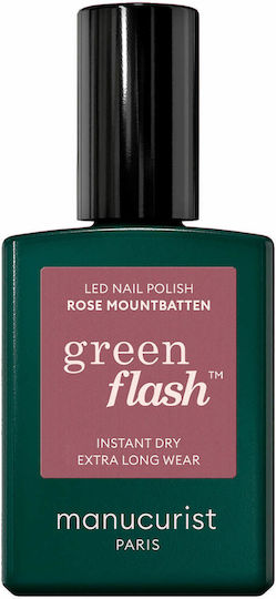 Manucurist Green Flash Ημιμόνιμο Βερνίκι Νυχιών rose mountabatten 15ml