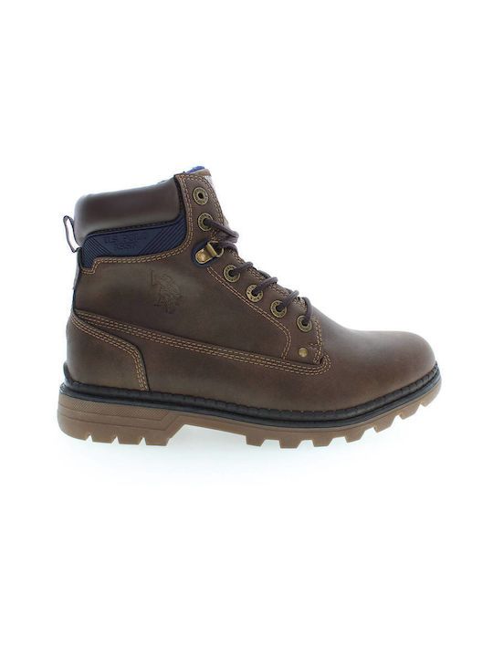 U.S. Polo Assn. Men's Boots Brown