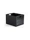 La Redoute Interieurs Hiba Metallisch Aufbewahrungsbox Schwarz 54x45x12cm 1Stück