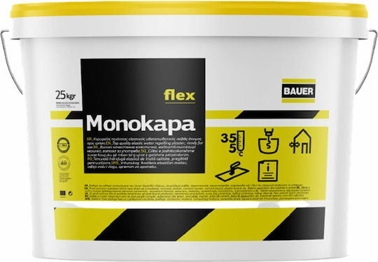 Bauer Σοβάς Monokapa Flex 0,8mm fine έγχρωμος 1.01.01.5000 25kg