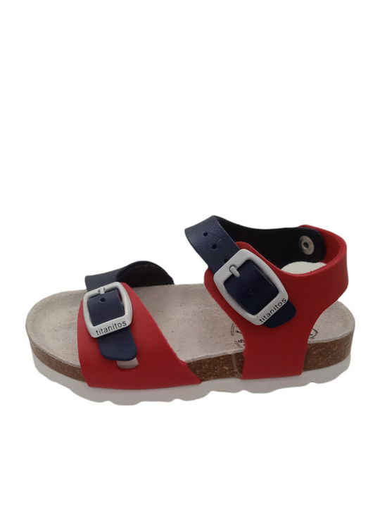 Titanitos Kinder Sandalen Rot