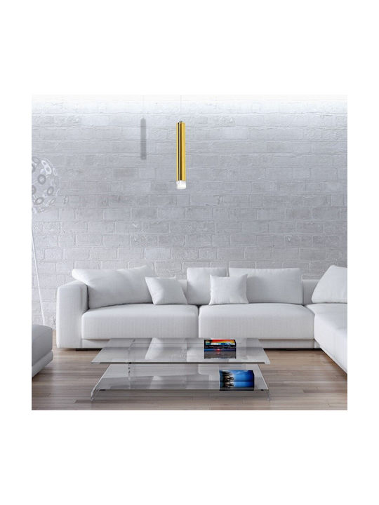 Eko Light Goldie Ρυθμιζόμενο Κρεμαστό Φωτιστικό Χρυσό LED