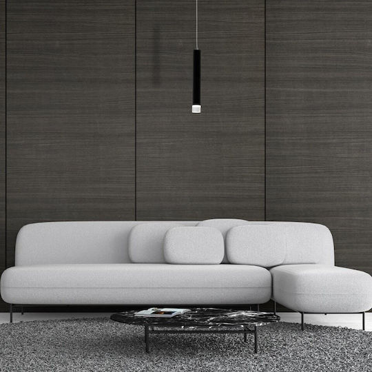 Eko Light Carbon Κρεμαστό Φωτιστικό Μαύρο LED