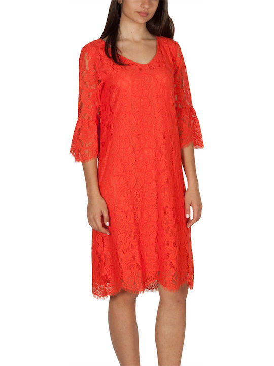 Soft Rebels Mini Φόρεμα Πορτοκαλί