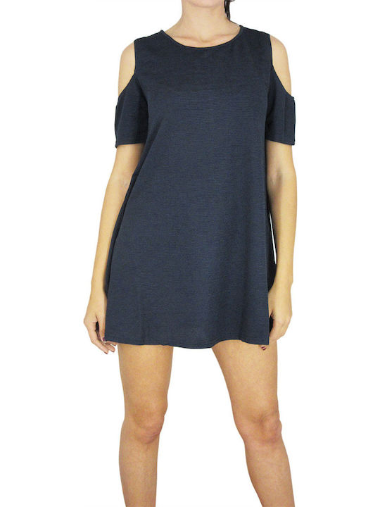 Sommer Mini Abendkleid Blau