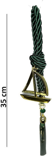 Huaxin Suspendata Amulet Nava Verde 35cm 1buc