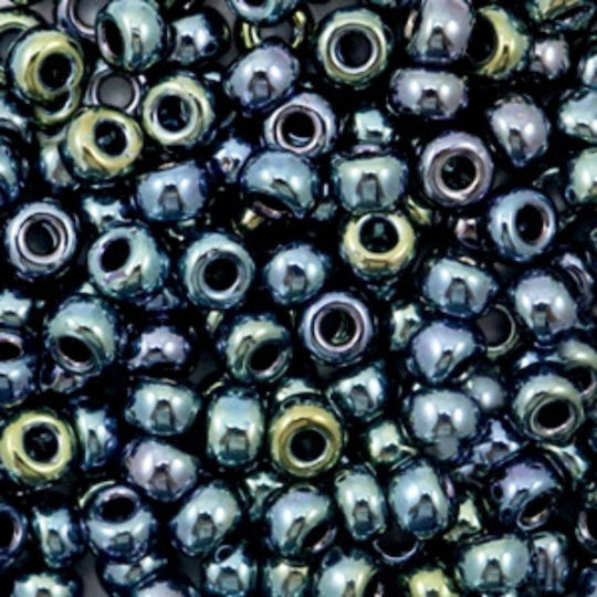 Seed Μεταλλική Χάντρα Χειροτεχνίας Γκρι 4mm 5gr