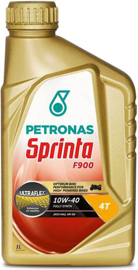 Petronas 10W-40 Λάδι Μοτοσυκλέτας για Τετράχρονους Κινητήρες 1lt