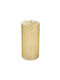 Decorative Candle Zniczplast Gold 400gr 1pcs