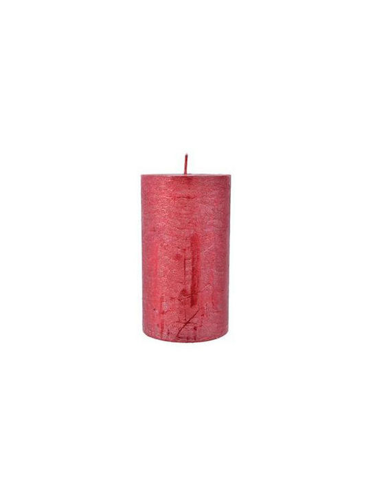 Decorative Candle Zniczplast Red 1pcs