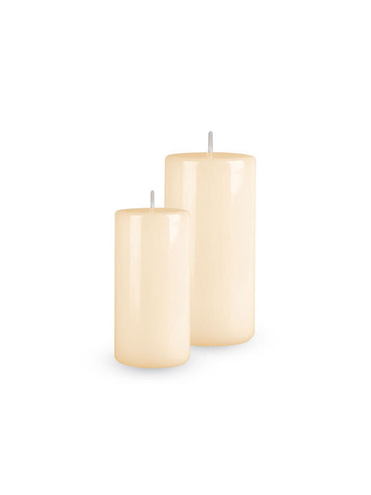 Decorative Candle Zniczplast Ecru 400gr 1pcs