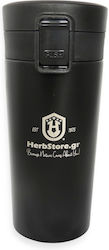Herbstore Θερμός 380ml Μαύρο