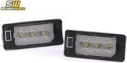 JOM License Plate Lights Led for BMW Series 1 29978 2pcs JOM License Plate Lights Led for BMW Series 1 29978 2pcs